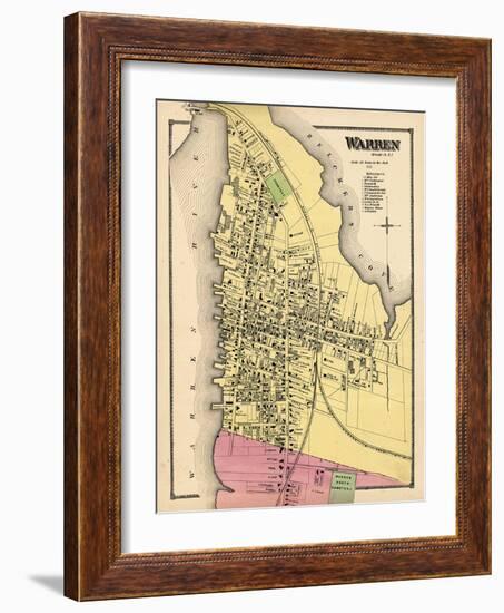 1870, Warren Town, Rhode Island, United States-null-Framed Giclee Print