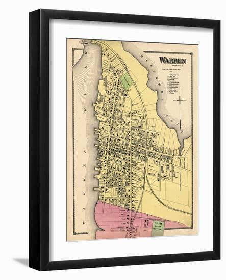 1870, Warren Town, Rhode Island, United States-null-Framed Giclee Print