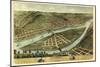 1870, Wheeling Bird's Eye View, West Virginia, United States-null-Mounted Giclee Print