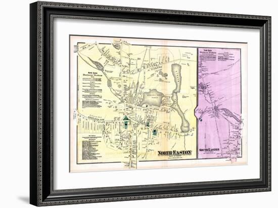 1871, Easton Town North, North Easton Town, South Easton Town, Massachusetts, United States-null-Framed Giclee Print