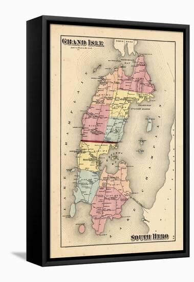 1871, Grang Isle, Hero South, Vermont, United States-null-Framed Premier Image Canvas