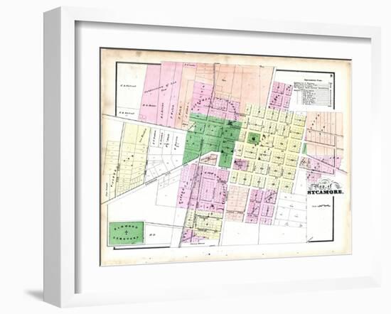 1871, Sycamore, Illinois, United States-null-Framed Giclee Print