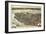 1872, Charleston Bird's Eye View, South Carolina, United States-null-Framed Giclee Print