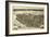 1872, Charleston Bird's Eye View, South Carolina, United States-null-Framed Giclee Print