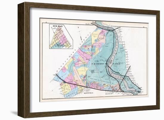 1872, Fairmount Park, Philadelphia, Pennsylvania, United States-null-Framed Giclee Print