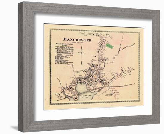 1872, Manchester Village, Massachusetts, United States-null-Framed Giclee Print