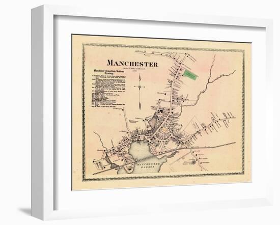 1872, Manchester Village, Massachusetts, United States-null-Framed Giclee Print