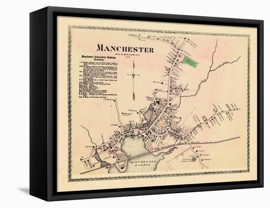 1872, Manchester Village, Massachusetts, United States-null-Framed Premier Image Canvas