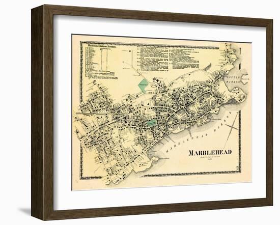 1872, Marblehead Center, Massachusetts, United States-null-Framed Giclee Print