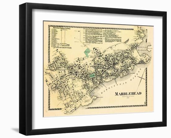 1872, Marblehead Center, Massachusetts, United States-null-Framed Giclee Print