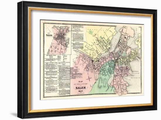 1872, Salem, Massachusetts, United States-null-Framed Giclee Print