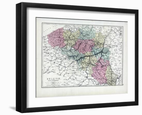 1873, Belgium, Duchy of Luxemburg-null-Framed Giclee Print