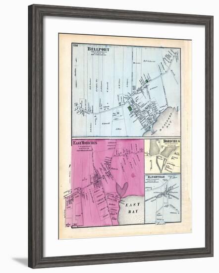 1873, Bellport Moriches, Manorville, New York, United States-null-Framed Giclee Print