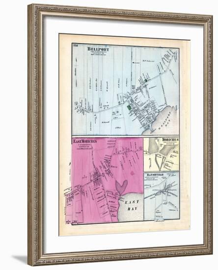 1873, Bellport Moriches, Manorville, New York, United States-null-Framed Giclee Print