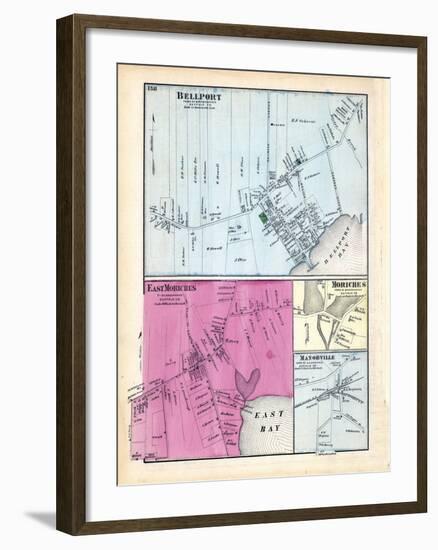 1873, Bellport Moriches, Manorville, New York, United States-null-Framed Giclee Print