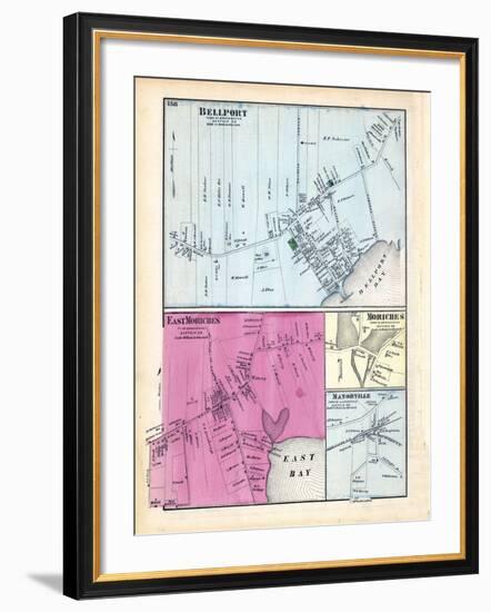 1873, Bellport Moriches, Manorville, New York, United States-null-Framed Giclee Print