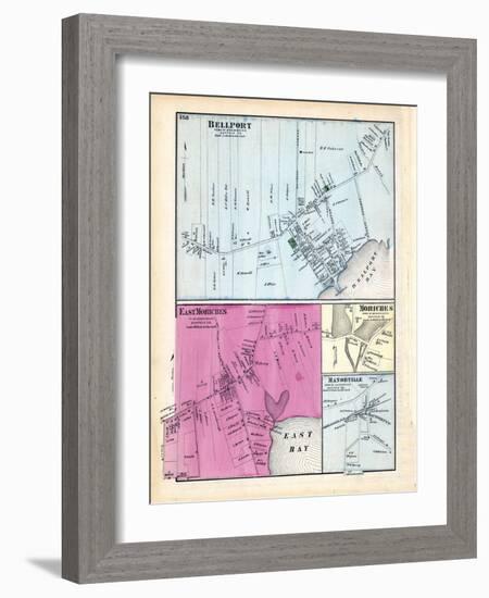 1873, Bellport Moriches, Manorville, New York, United States-null-Framed Giclee Print