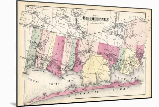 1873, Brookhaven Town Part, New York, United States-null-Mounted Giclee Print