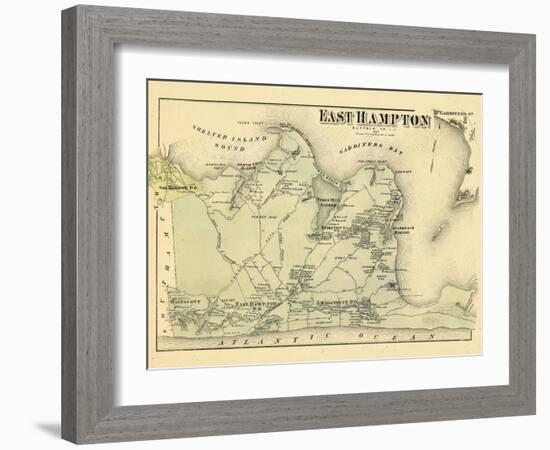 1873, East Hampton, New York, United States-null-Framed Giclee Print