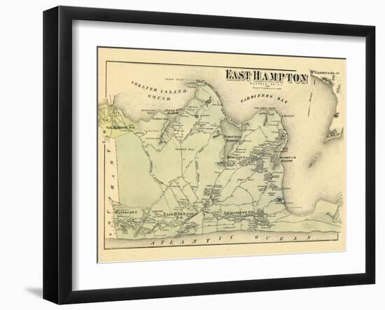 1873, East Hampton, New York, United States-null-Framed Giclee Print