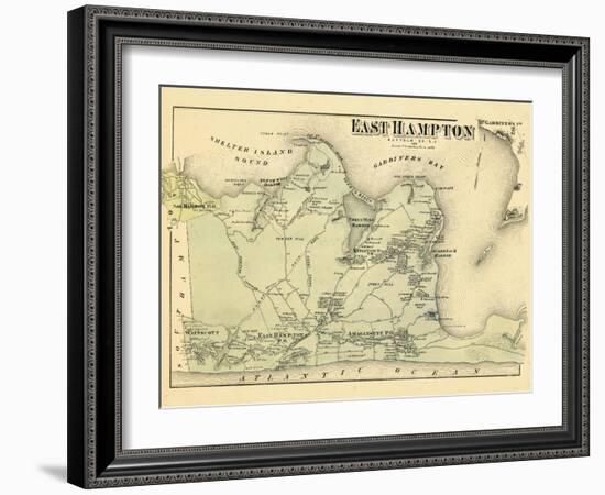 1873, East Hampton, New York, United States-null-Framed Giclee Print