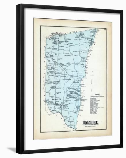 1873, Holmdel Township, New Jersey, United States-null-Framed Giclee Print