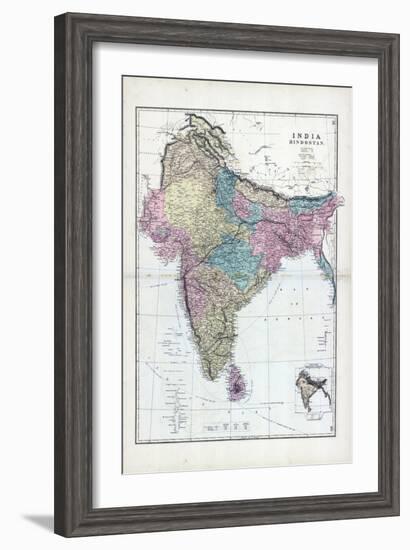 1873, India, Hindostan-null-Framed Giclee Print