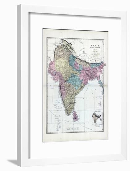 1873, India, Hindostan-null-Framed Giclee Print