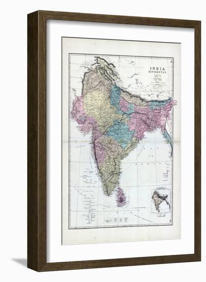 1873, India, Hindostan--Framed Giclee Print