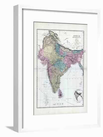 1873, India, Hindostan-null-Framed Giclee Print