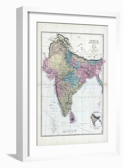 1873, India, Hindostan-null-Framed Giclee Print