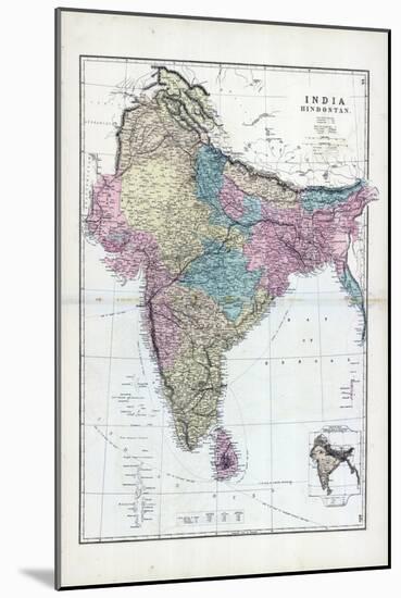 1873, India, Hindostan-null-Mounted Giclee Print