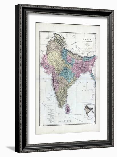 1873, India, Hindostan--Framed Giclee Print