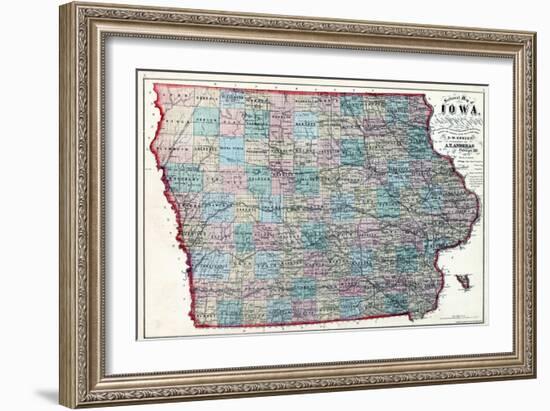 1873, Iowa, United States-null-Framed Giclee Print