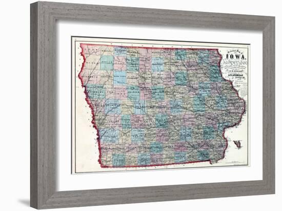 1873, Iowa, United States-null-Framed Giclee Print