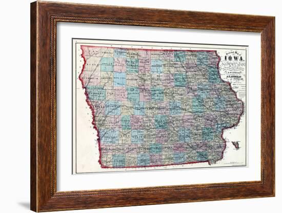 1873, Iowa, United States-null-Framed Giclee Print