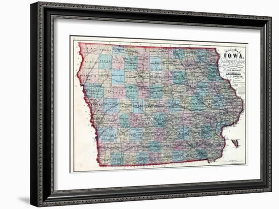 1873, Iowa, United States-null-Framed Giclee Print