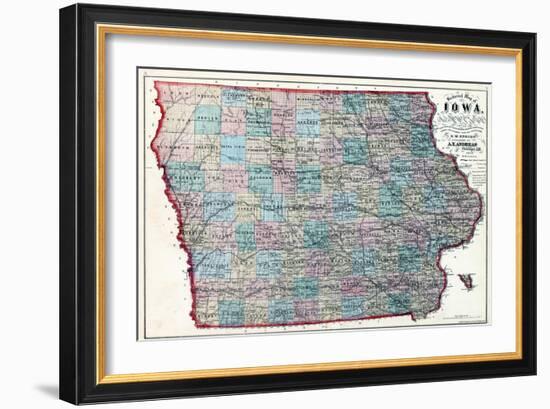 1873, Iowa, United States-null-Framed Giclee Print