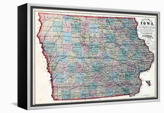 1873, Iowa, United States-null-Framed Premier Image Canvas