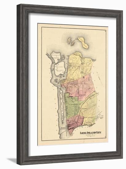 1873, Long Island City, New York, United States-null-Framed Giclee Print
