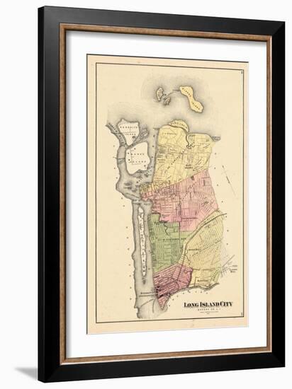 1873, Long Island City, New York, United States-null-Framed Giclee Print