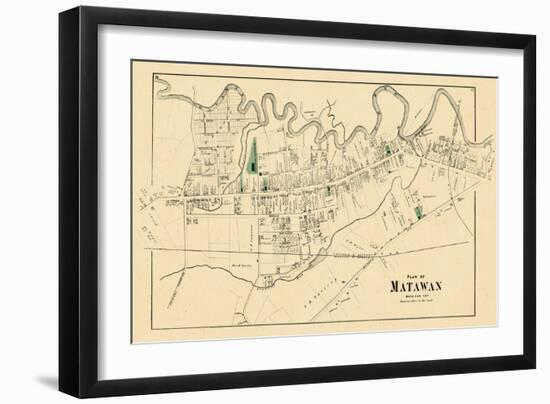 1873, Matawan, New Jersey, United States-null-Framed Giclee Print