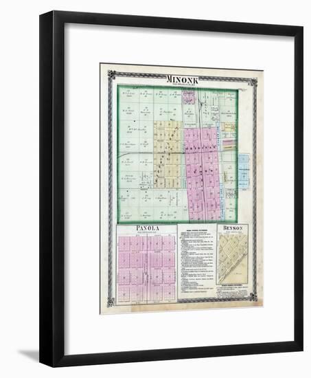 1873, Minonk, Panola, Benson, Illinois, United States-null-Framed Giclee Print