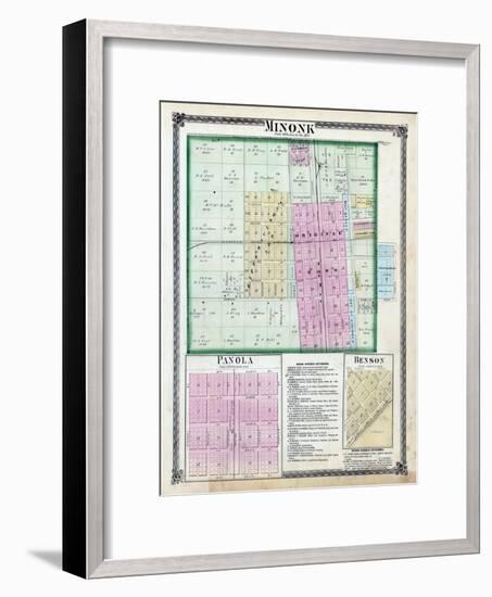 1873, Minonk, Panola, Benson, Illinois, United States-null-Framed Giclee Print