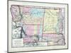 1873, Nebraska, Dakota, Montana, Wyoming, USA-null-Mounted Giclee Print