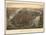 1873, New York City, 1873, Bird's Eye View, New York, United States-null-Mounted Giclee Print