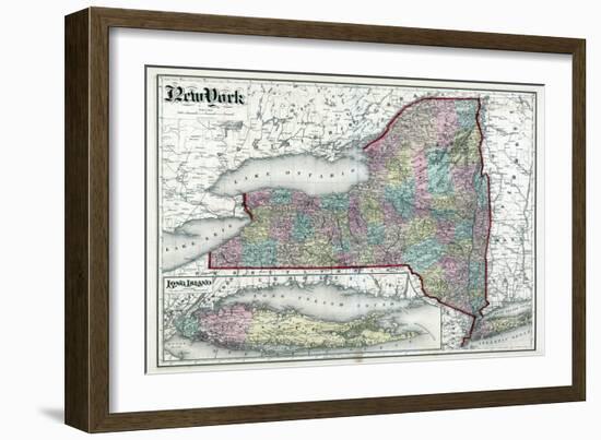 1873, New York, Long Island, USA-null-Framed Giclee Print