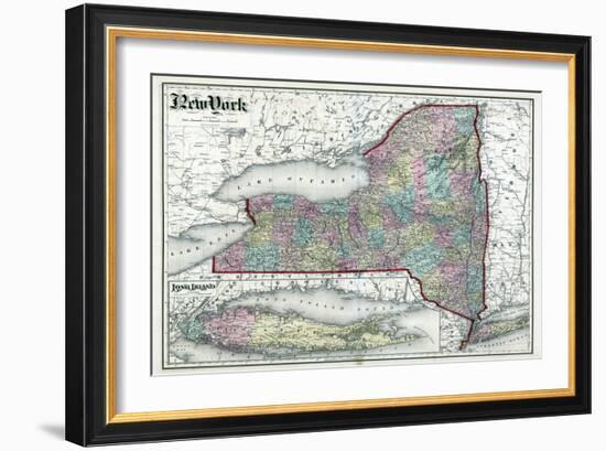 1873, New York, Long Island, USA-null-Framed Giclee Print