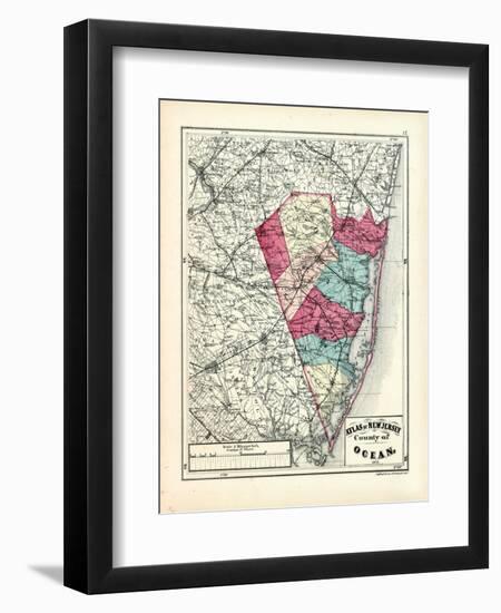 1873, Ocean County, New Jersey, United States-null-Framed Giclee Print