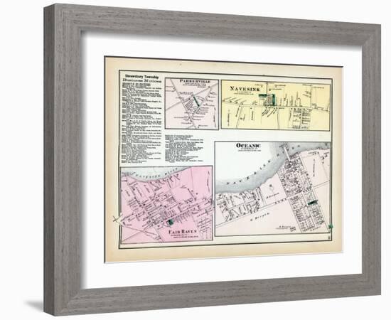 1873, Parkerville, Navesink, Fair Haven, Oceanic, New Jersey, United States-null-Framed Giclee Print